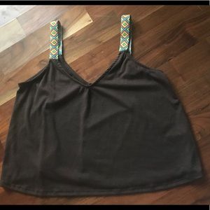 Brown tank top